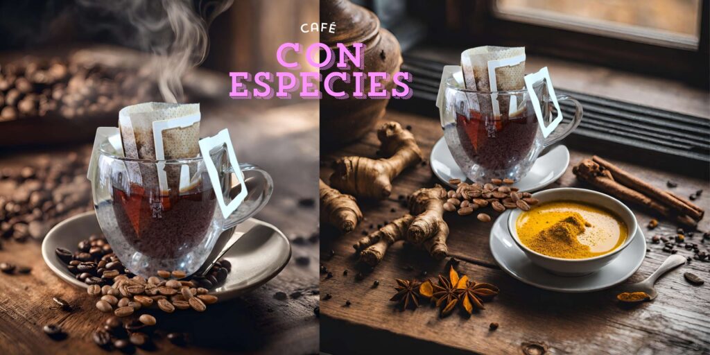 Cafe con especies