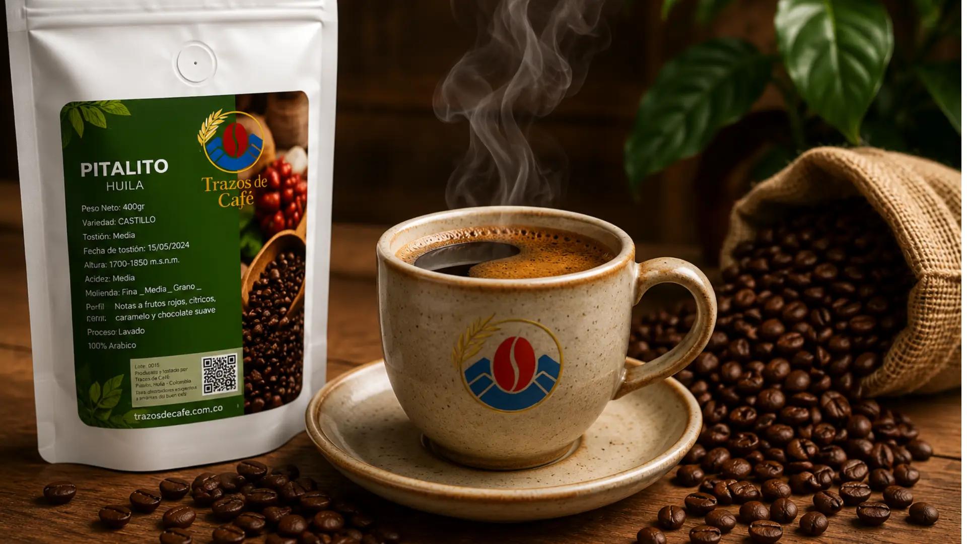 Con el aroma identificas un excelente Café.